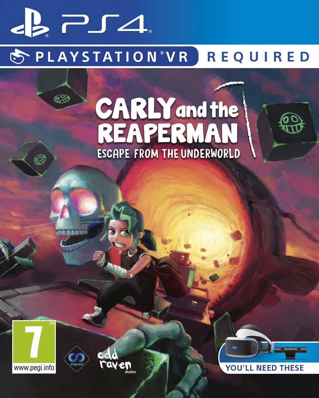 Carly and the Reaperman - Escape from the Underworld (PSVR) (PS4) - GameStore.mt | Powered by Flutisat Carly and the Reaperman - Escape from the Underworld (PSVR) (PS4) - GameStore.mt | Powered by Flutisat